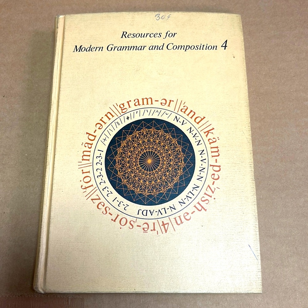1967 Resources for Modern Grammar and Composition 4 vintage textbook